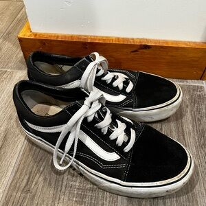 Vans Black and White Sneakers